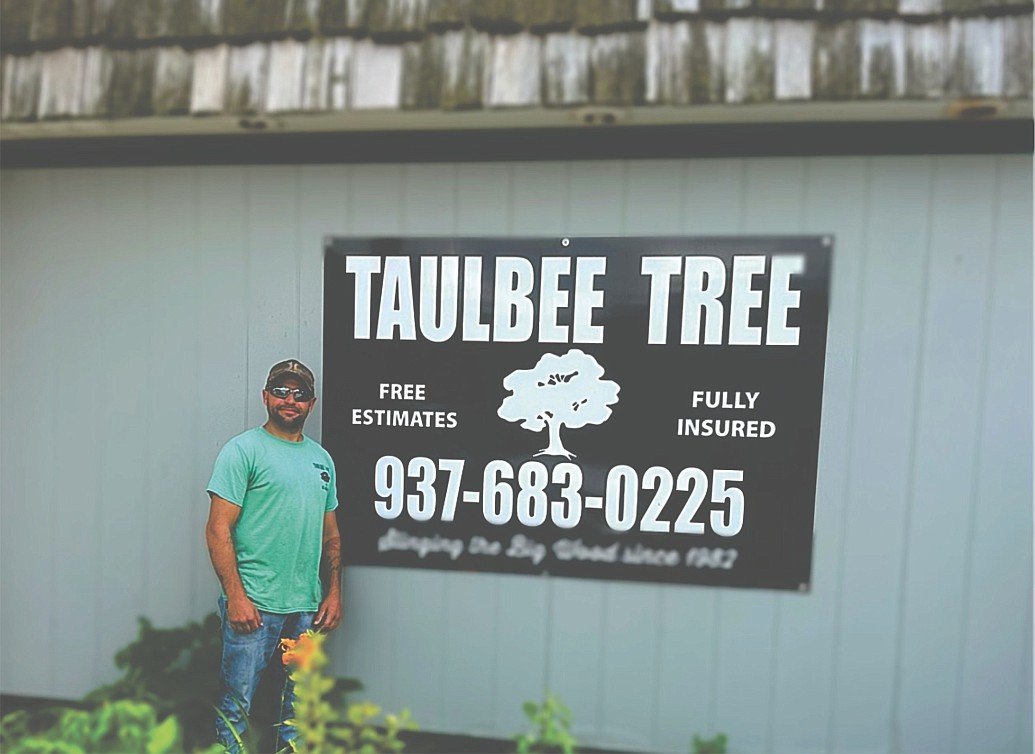 Owner/operator Zach Taulbee outside his College Corner headquarters.