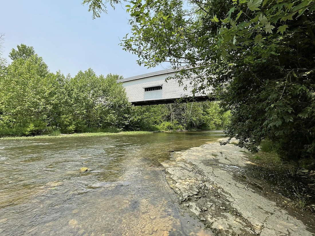 The Moscow Covered Bridge is the largest covered bridge left in Rush County.