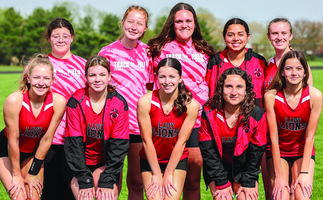 RCHS seniors, left to right: Front row: Gabby Pavey, Lily Lueders, Bell Westphal, Bernice Rossie and Sophie Manson. Back row: Rebekah Wall, Katie Ripberger, Jocelyn Cain, Mia Norvell and Mady Hankins.