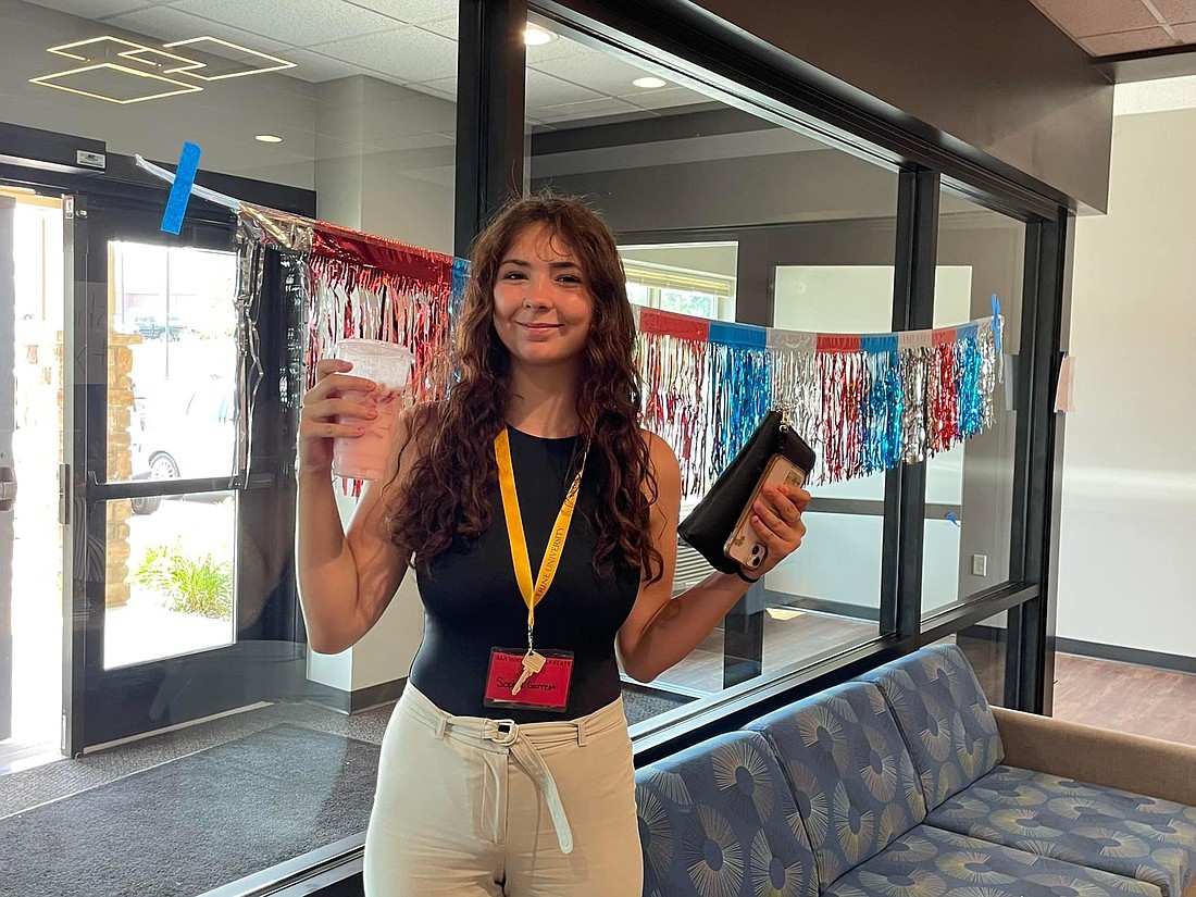 Sophie Garrett is pictured at last year’s Hoosier Girls State.