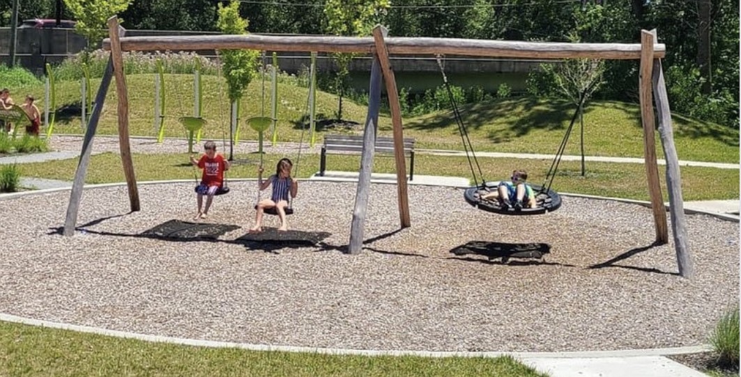 A view of the popular Overlook Park in Rushville.