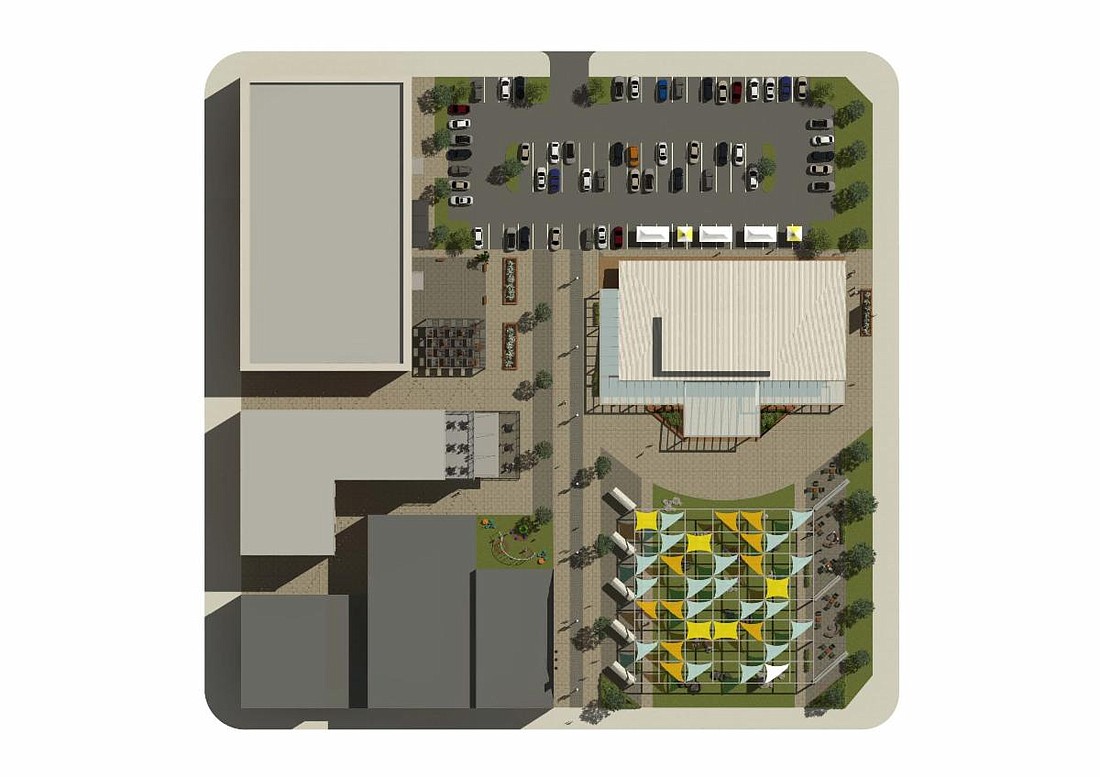 This image shows the concept of Union Square and potential plans.