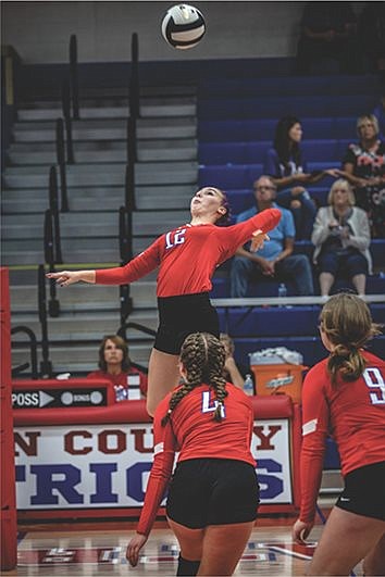 Patriots Volleyball–   Shorthanded Pats still continue to win