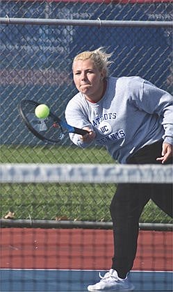 UCHS Girls Tennis coach pleased with progress