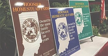 Snyder Farm receives “Hoosier Homestead Award”