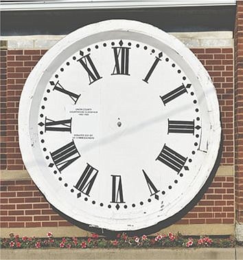 Going, Going, Gone Historical clock face on the auction block