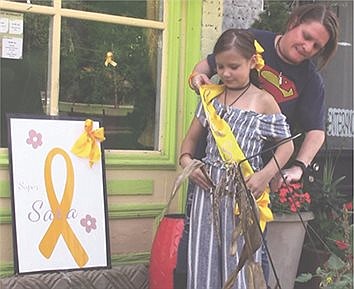 Child cancer patient hopes to inspire businesses to go Gold 