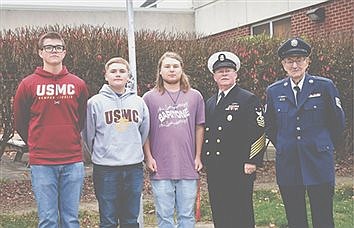 Union County High School flag raising