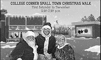 College Corner Small Town Christmas Walk