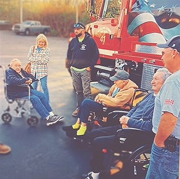 CC Firefighters pay a visit to department veterans