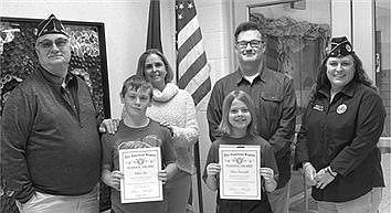 Fourth grade flag education winners