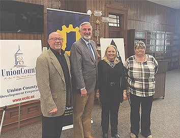 Governor Holcomb visits Liberty, announces new business coming to town