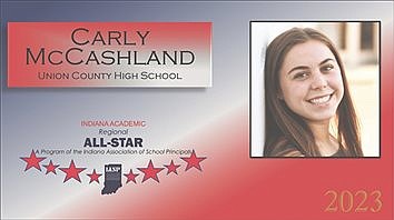 Carly McCashland is Regional Academic All-Star